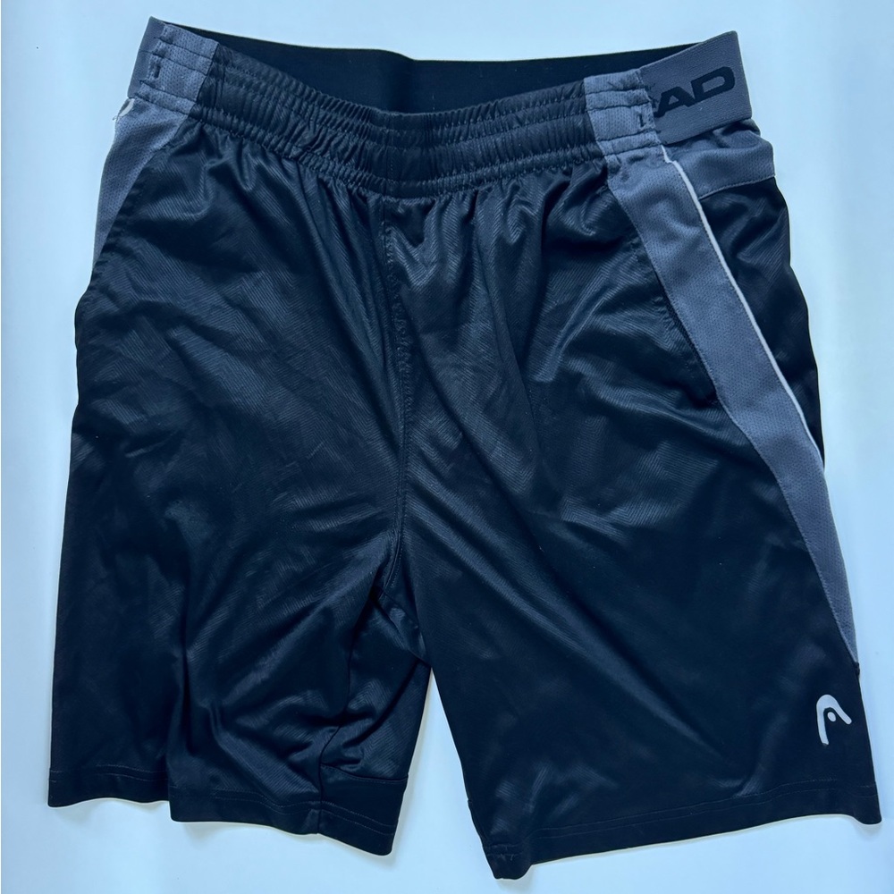 Head Men's Athletic Shorts in Black and Gray